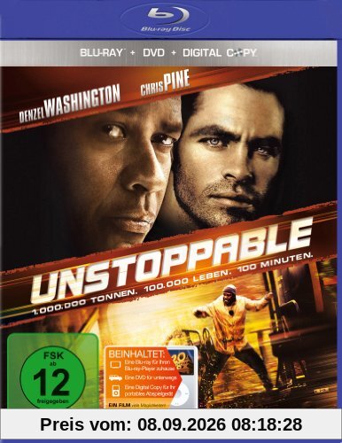 Unstoppable - Außer Kontrolle (+ DVD + Digital Copy) [Blu-ray]