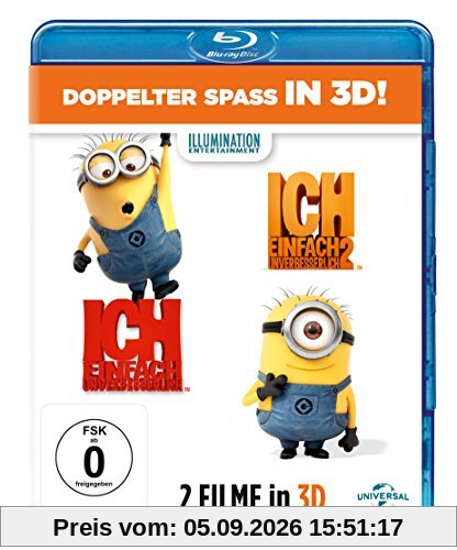 Ich - Einfach unverbesserlich 1&2 [Blu-ray 3D]