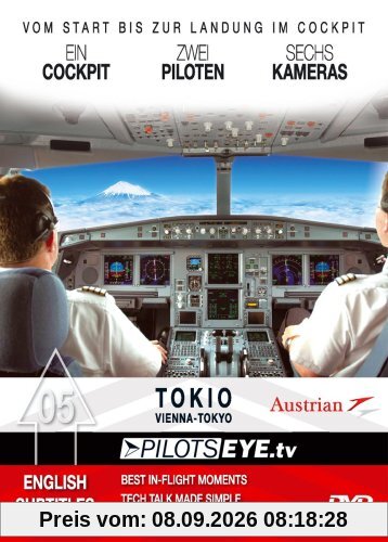 PilotsEYE.tv | TOKIO | Cockpitmitflug B777 | AUSTRIAN | Runway Chicken | Bonus: Tokio Tower