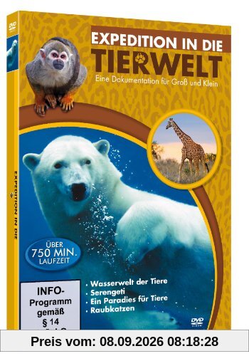 Expedition in die Tierwelt (4 DVD Box)