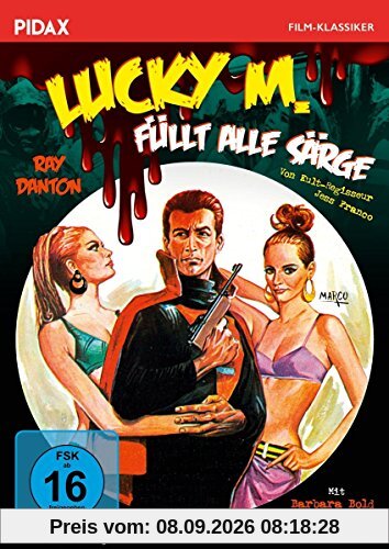 Lucky M. füllt alle Särge / Spannender Kriminalfilm von Kult-Regisseur Jess Franco (Pidax Film-Klassiker)