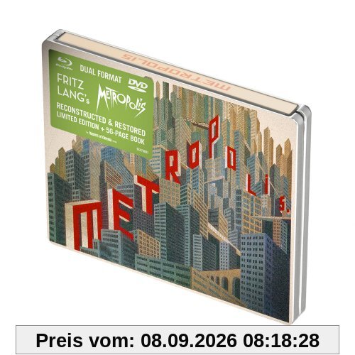 Metropolis [Reconstructed & Restored] (Masters of Cinema) Limited Edition Dual Format Steelbook [Blu-ray & DVD] [UK Import]