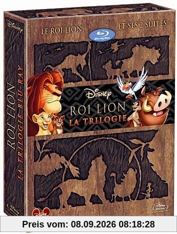 Coffret trilogie le roi lion : le roi lion 1, 2 et 3 [Blu-ray] [FR Import]