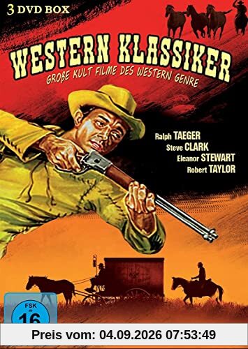 Western Klassiker - Große Kult Filme des Western Genre [3 DVDs]