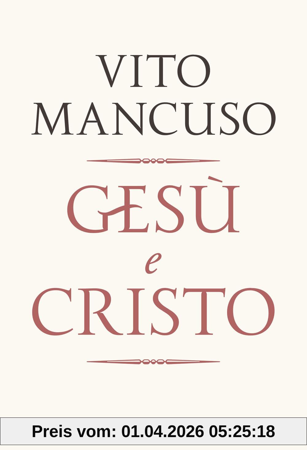 Gesù e Cristo (Saggi)