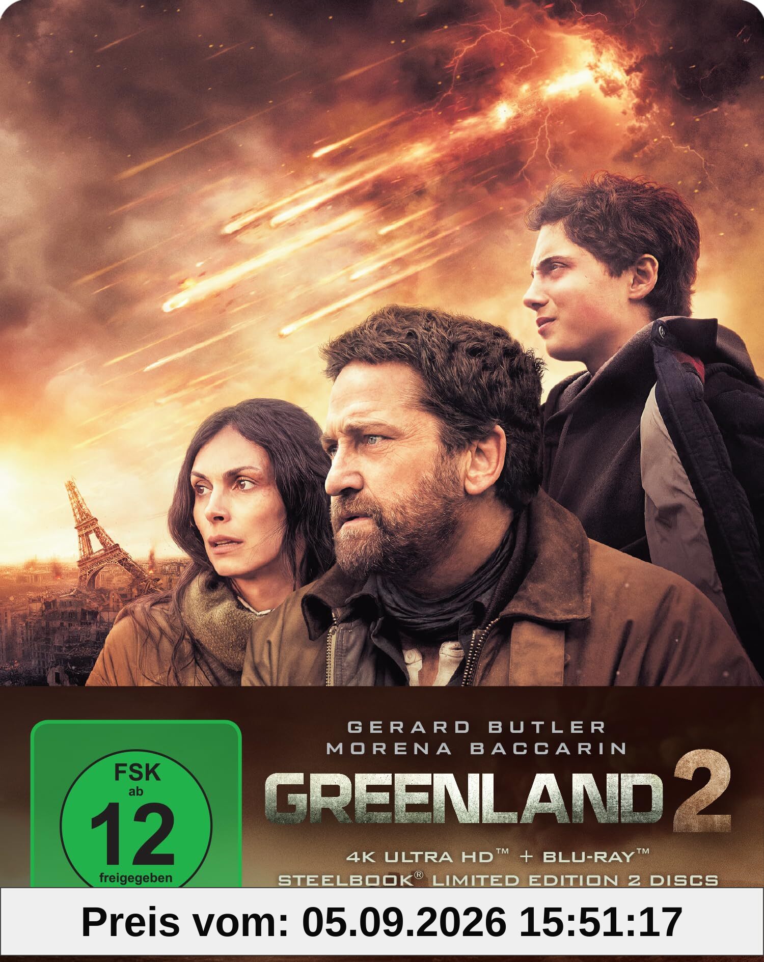 Greenland 2 Lim. Steelbook (4K Ultra HD) (+Blu-ray)