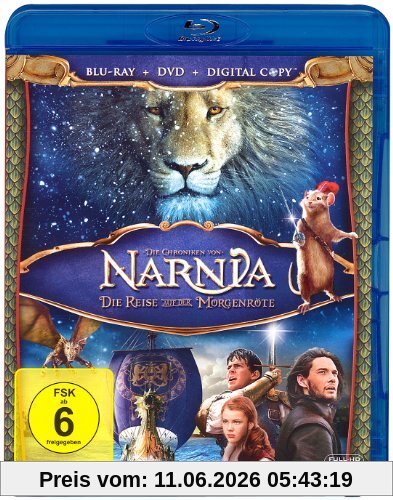 Die Chroniken von Narnia: Die Reise auf der Morgenröte (+ DVD + Digital Copy) [Blu-ray]