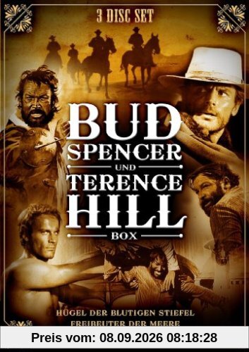 Bud Spencer & Terence Hill 3er Box (Hügel der blutigen Stiefel/Freibeuter der Meere/Zwei vom Affen gebissen) - (3 DVDs)