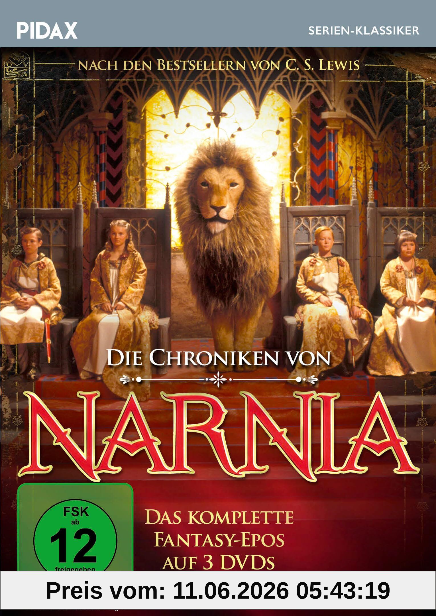 Die Chroniken von Narnia - Komplettbox / Das komplette und preisgekrönte Fantasy-Epos nach den Bestsellern von C. S. Lewis (Pidax Serien-Klassiker) [3 DVDs]
