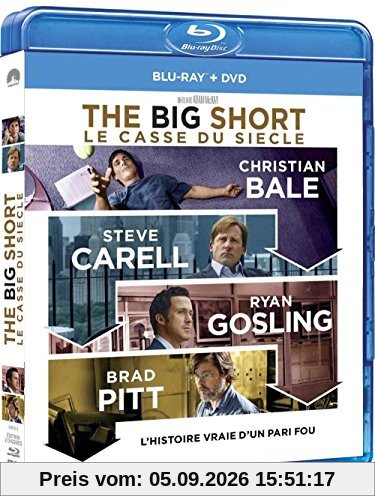 The big short : le casse du siècle combo [Blu-ray] [FR Import]