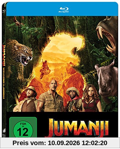 Jumanji: Willkommen im Dschungel (Limited Steelbook Edition) [Blu-ray]