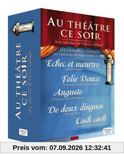 Coffret 5 DVD : Au Théâtre Ce Soir Volume1