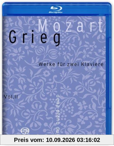MOZART / GRIEG Werke für zwei Klaviere [Hybrid-SACD + Blu Ray AUDIO]