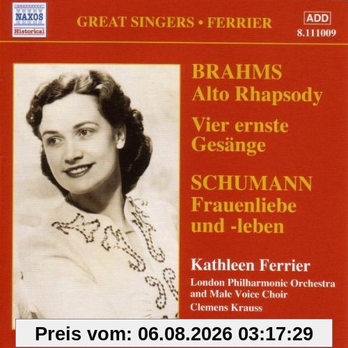Kathleen Ferrier Altrhapsodie/Vier Ernste Gesän