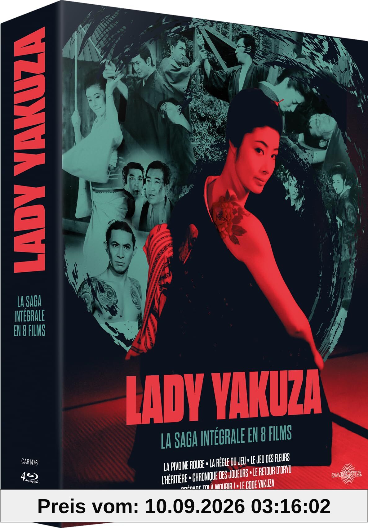 COFFRET INTEGRALE LADY YAKUZA (EN 8 FILMS) - 4 BLU-RAY + LIVRET