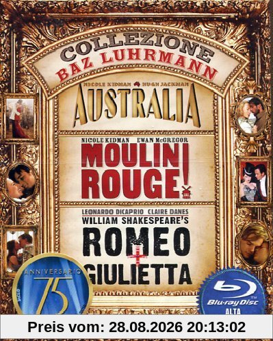 Collezione Baz Luhrmann: Australia / Moulin Rouge / Romeo + Giulietta [Blu-ray] [IT Import]