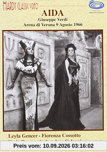 Verdi - Aida / Gencer, Bergonzi, Cossotto, Colzani, Giaiotti, Pugliese, Capuana, Arena di Verona