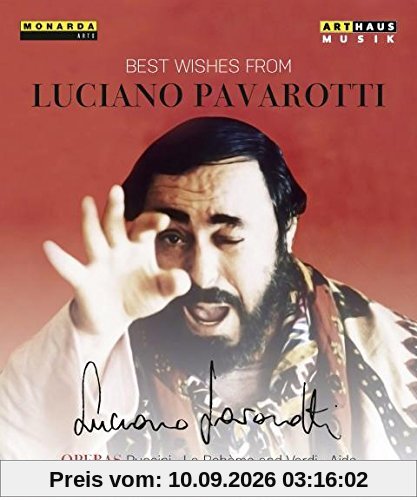 Best Wishes From Luciano Pavarotti (Aida, La Bohème und The Aida File) [3 Blu-rays]