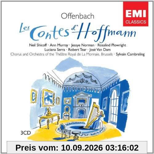 Jacques Offenbach: Les Contes d'Hoffmann (Hoffmanns Erzählungen) (Opern-Gesamtaufnahme) (3 CD)