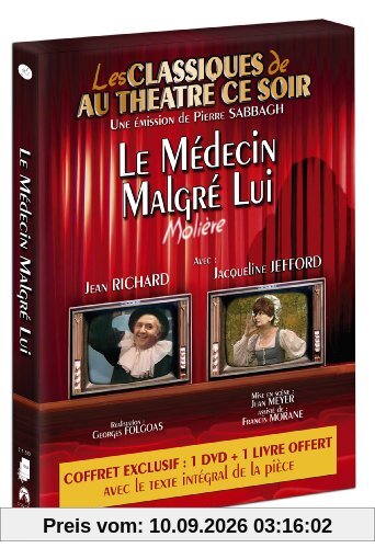 Au théâtre ce soir revisite les classiques : Le médecin malgre lui + 1 Livre [FR Import]