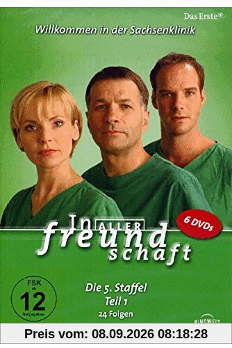 In aller Freundschaft - Die 05. Staffel, Teil 1, 24 Folgen [6 DVDs]