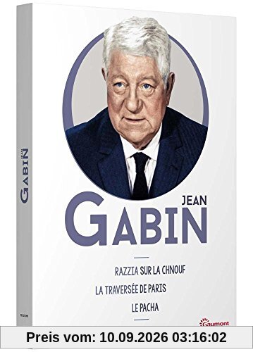 Coffret jean gabin 3 films : le pacha ; razzia sur la chnouf ; la traversée de paris [FR Import]