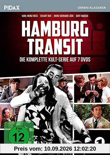 Hamburg Transit / Die komplette 52-teilige Krimiserie (Pidax Serien-Klassiker) [7 DVDs]