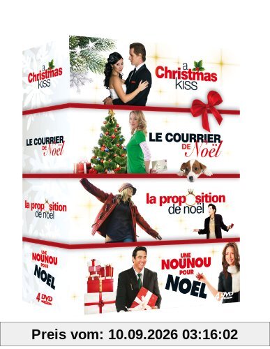 Coffret Noël : a christmas kiss ; un courrier de Noël ; la proposition de Noël ; une nounou pour Noël [FR Import]
