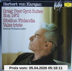 Grieg: Peer Gynt Suites Nos. 1 & 2 / Sibelius: Finlandia & Valse triste [Vinyl LP] [Schallplatte]
