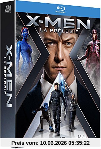 Coffret X-men prélogie : le commencement ; days of future past ; apocalypse [Blu-ray] [FR Import]