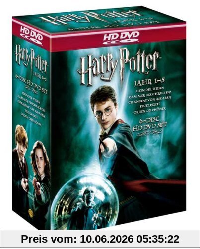 Harry Potter 1-5 HD DVD Box exklusiv bei Amazon (6 Discs)