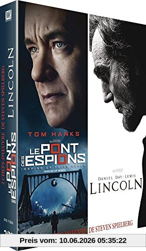 Coffret spielberg 2 films : le pont des espions ; lincoln [FR Import]