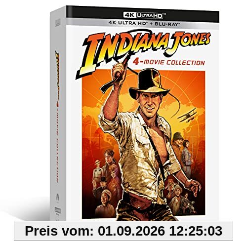 Coffret indiana jones 4 films 4k ultra hd [Blu-ray] [FR Import]