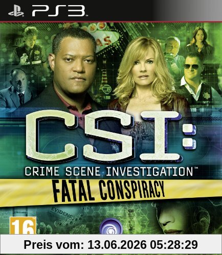 [UK-Import]CSI Crime Scene Investigation Fatal Conspiracy Game PS3