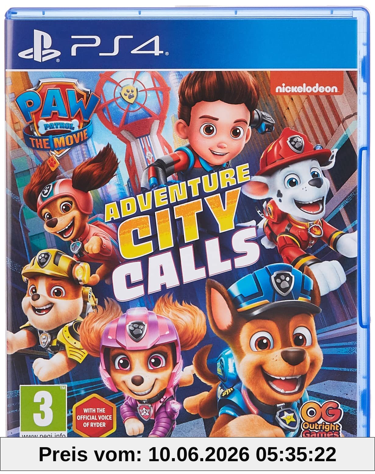Paw Patrol The Movie: Adventure City Calls PS4