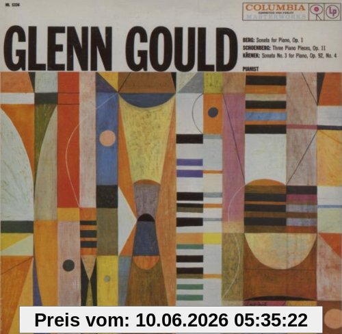 Glenn Gould Jubilee Edition: Berg Klaviersonate Nr. 1, Schönberg Drei Klavierstücke