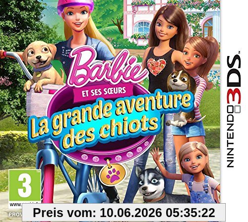 BARBIE ET SES SOEURS PUPPY RESCUE 3DS FR