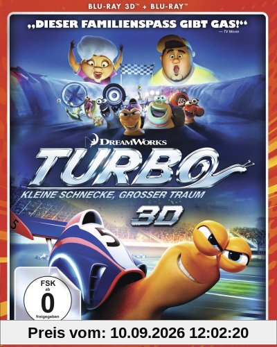 Turbo - Kleine Schnecke, großer Traum (+ BR) (inkl. Digital Ultraviolet) [3D Blu-ray]