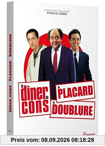 Coffret francis veber, vol. 2, 3 films : le dîner de cons ; le placard ; la doublure [FR Import]