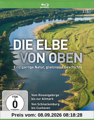 Die Elbe von oben - Einzigartige Natur, glanzvolle Geschichte [2 BDs] [Blu-ray]