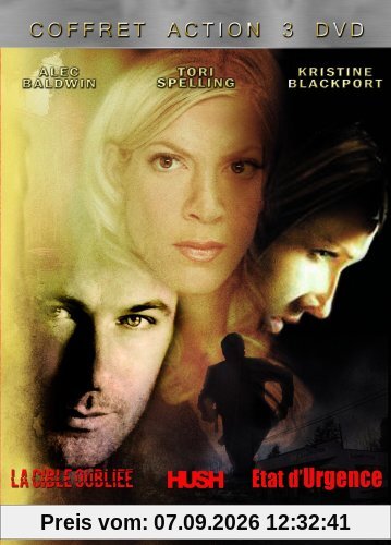 Coffret action : la cible oubliée ; hush ; état d'urgence