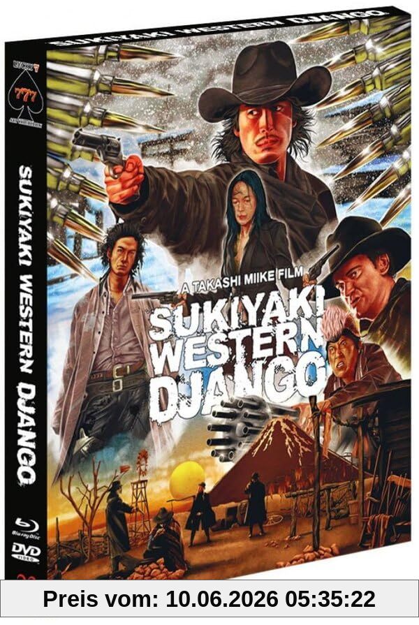 Sukiyaki Western Django - Limited Edition auf 777 Stück - Extended Director's Cut - mit Poster & Bierfilz in Scanavo Full-Sleeve (Blu-ray+DVD)