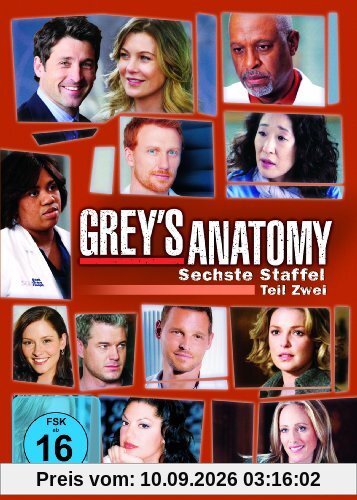 Grey's Anatomy: Die jungen Ärzte - Sechste Staffel, Teil Zwei [3 DVDs]