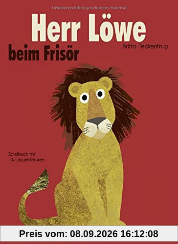 Herr Löwe beim Frisör: Vierfarbiges Papp-Bilderbuch
