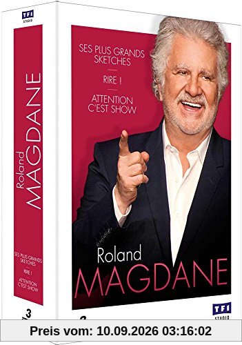 Coffret roland magdane 3 spectacles : ses plus grands sketches ; attention c'est show ; rire [FR Import]