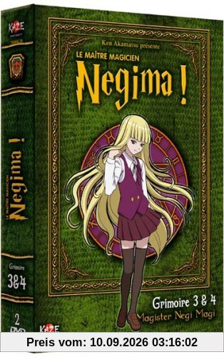 Negima le maitre magicien, box 2 - Edition 2 DVD + 1 Livret + 5 Cartes Negima [FR Import]