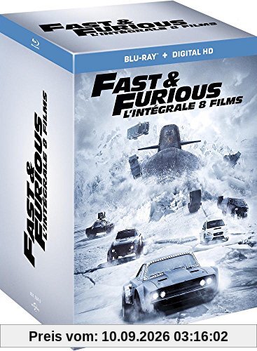 Coffret fast and furious 8 films [Blu-ray] [FR Import]