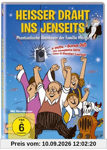 Heisser Draht ins Jenseits ( 13 Folgen - Original DEFA-Synchronisation - ungeschnitten) - Phantastische Abenteuer der Familie Mézga [2 DVDs]
