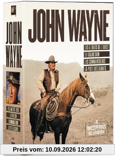 Coffret john wayne : la piste des géants ; le grand sam ; les géants de l'ouest ; les comancheros [FR Import]