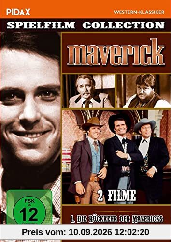 Maverick - Spielfilm Collection / Zwei Fortsetzungen der bekannten TV-Serie mit James Garner in Spielfilmlänge (Pidax Western-Klassiker)